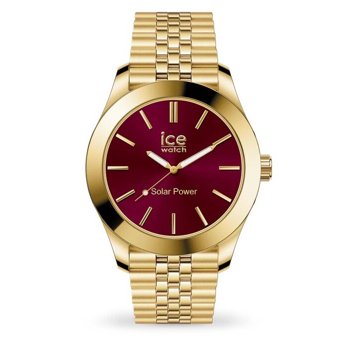 ICE steel solar Gold Burgundy