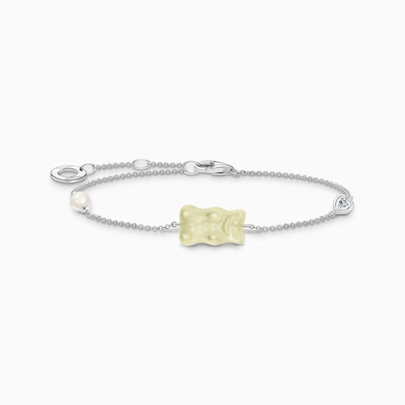 Bracelet THOMAS SABO X HARIBO Ourson Blanc argent