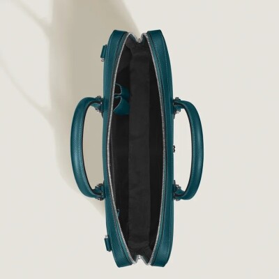 Porte-documents fin Montblanc Sartorial Bleu pétrole