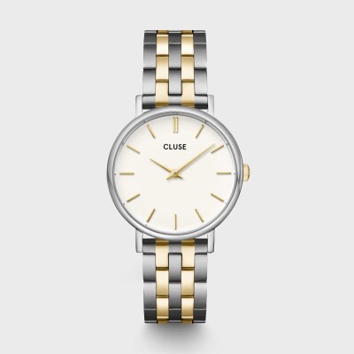 Pavane Petite 2.0 Steel Watch Coconut Milk, Bicolour