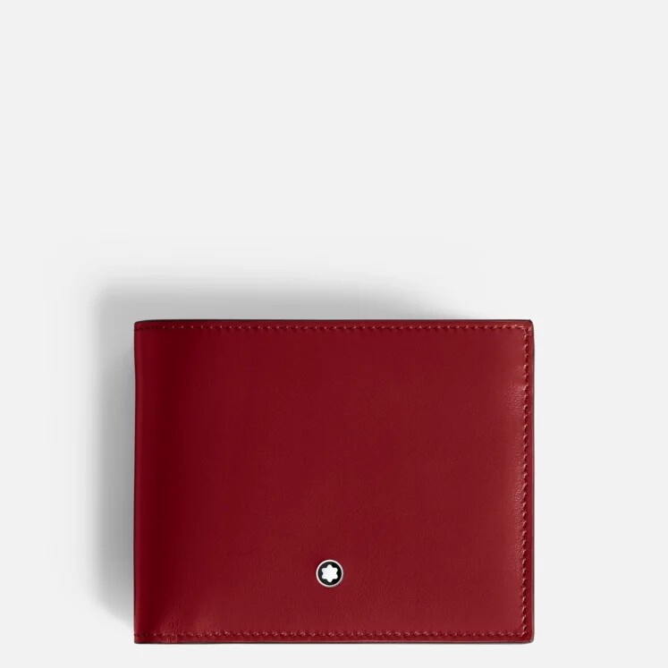 Portefeuille Montblanc Meisterstück 6cc Rouge de Falun