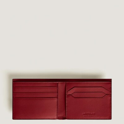Portefeuille Montblanc Meisterstück 6cc Rouge de Falun