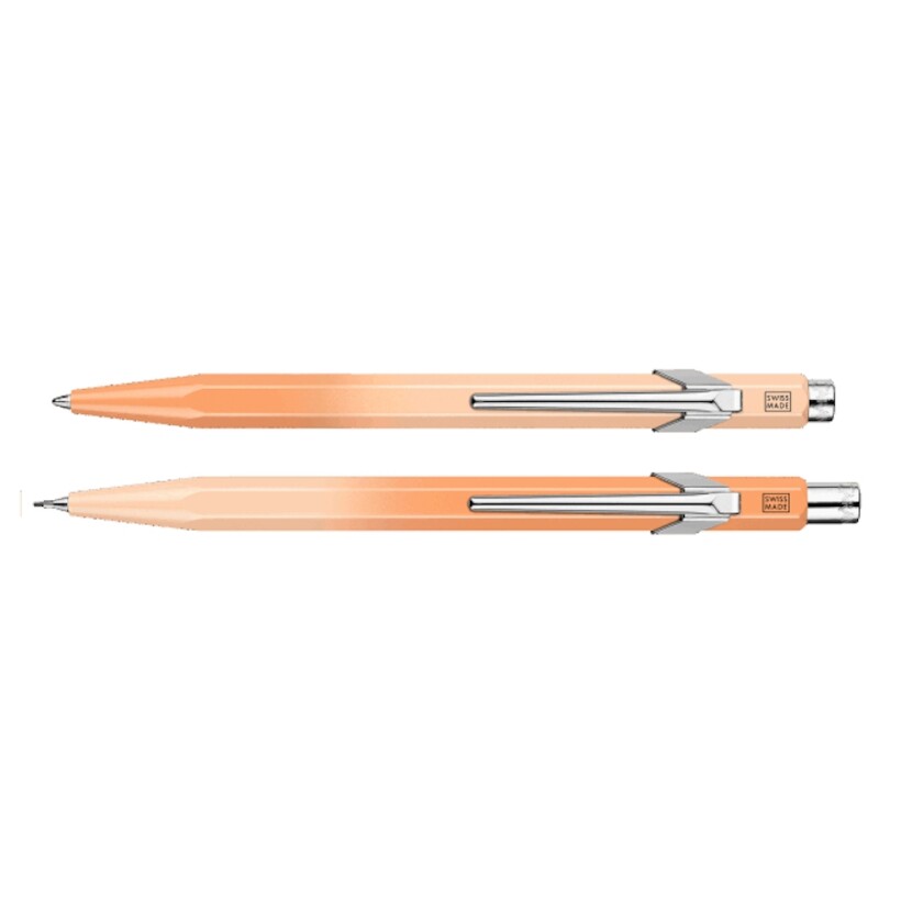 Set CARAN D'ACHE 849™ Sunset Sky Stylo Bille + Porte-Mine – Édition Spéciale