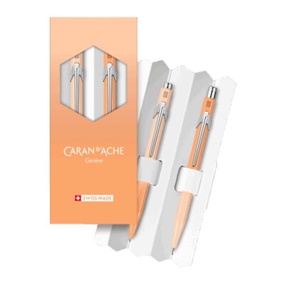 Set CARAN D'ACHE 849™ Sunset Sky Stylo Bille + Porte-Mine – Édition Spéciale