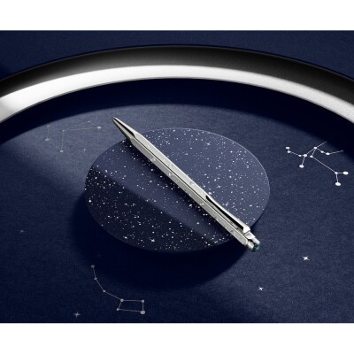 Coffret Caran d'Ache ECRIDOR™ COSMIC BLUE Stylo Bille & Étui en Cuir - Édition Spéciale