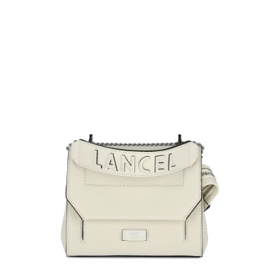 Sac rabat Ninon de Lancel S cuir neige