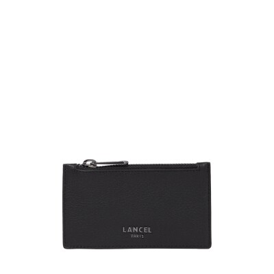 Porte-cartes zippé Côme de Lancel noir