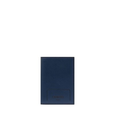 Portefeuille européen Max de Lancel 9CC Bleu Marine