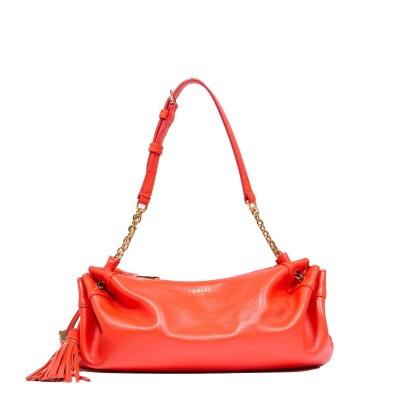 Sac porté croisé Mabelle de Lancel S zippé Orange vif