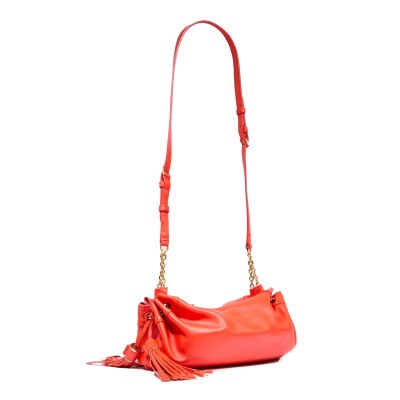 Sac porté croisé Mabelle de Lancel S zippé Orange vif