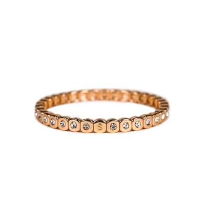 Bracelet Simone à Bordeaux Colorful Mini en métal émaillé cristal M
