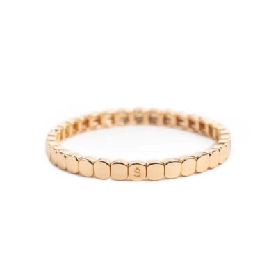 Bracelet Simone à Bordeaux Colorful Mini en métal émaillé gold M