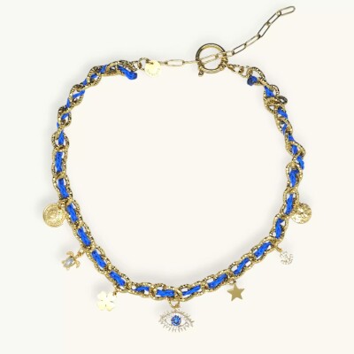 Collier monsens BYZANCE Bleu roi