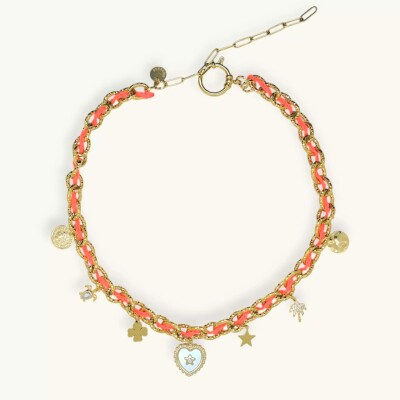 Collier monsens BYZANCE Corail