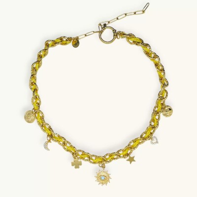 Collier monsens BYZANCE Jaune