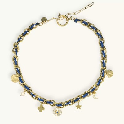 Collier monsens BYZANCE Navy