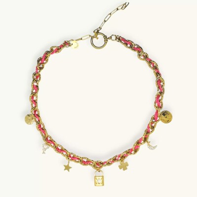 Collier monsens BYZANCE Rose
