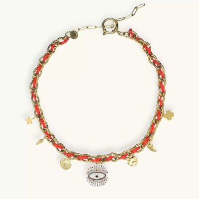 Collier monsens BYZANCE Rouge