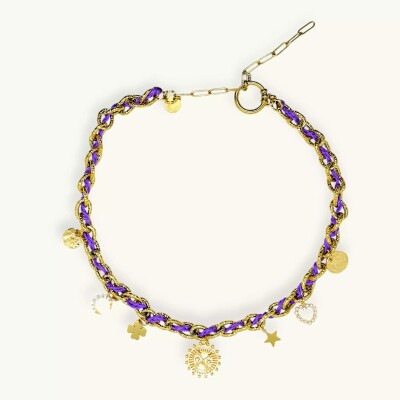 Collier monsens BYZANCE Violet
