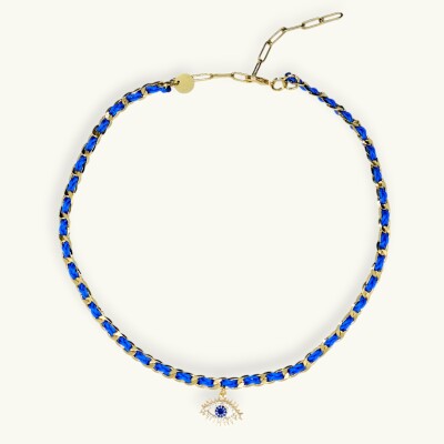 Collier monsens COUTURE Bleu Roi