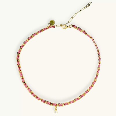 Collier monsens COUTURE Rose Poudré