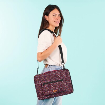 Housse pour ordinateur 15/16 pouces CABAÏA Downtown Los Angeles + Pochette inteechangeable