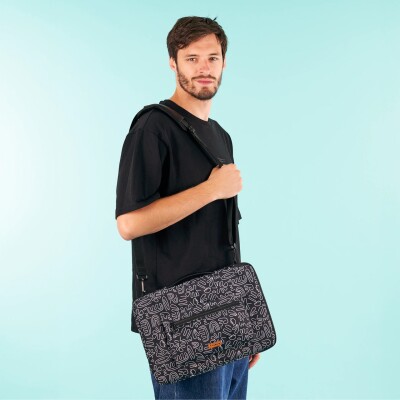 Housse pour ordinateur 15/16 pouces CABAÏA Business Bay + Pochette inteechangeable