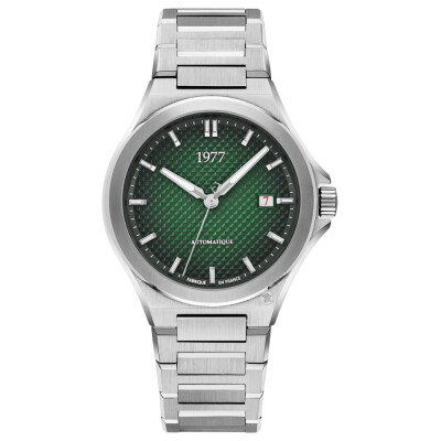 Montre 1977 Arsène Automatique 42,5mm Cadran vert, bracelet acier