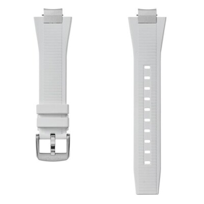 Bracelet Montre Mido Multifort 8 Two Crowns Caoutchouc Blanc