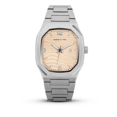 Montre unisexe Maison du Temps MTPhi Beige Acier