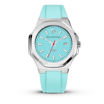 Montre Homme Maison du Temps MTGamma Silicone Turquoise