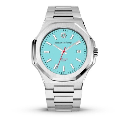 Montre Homme Maison du Temps MTGamma Acier Turquoise