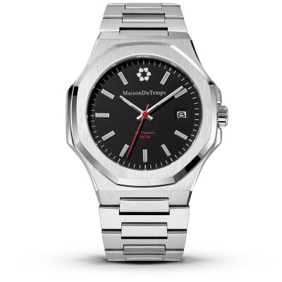 Montre Homme Maison du Temps MTGamma Acier Noir
