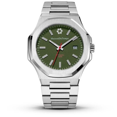 Montre Homme Maison du Temps MTGamma Acier Kaki