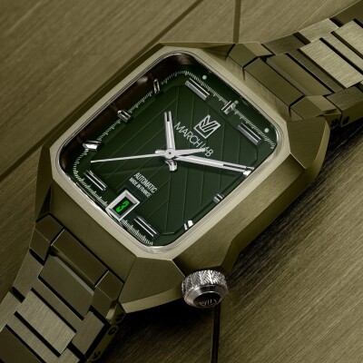 Montre March LA.B AM2 Slim Automatique Corporate Kaki
