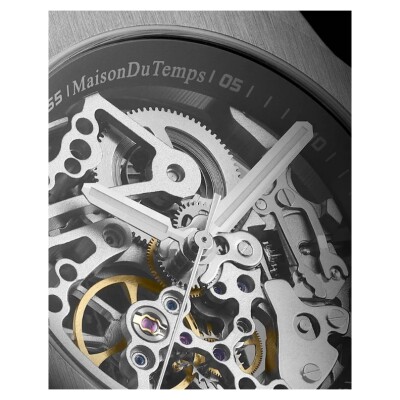 Mntre Homme Maison Du Temps MTBETA 42mm SKELETON Silicone Turquoise