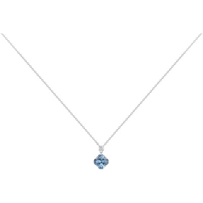 Collier Griffe Rouge en argent et oxyde de zirconium