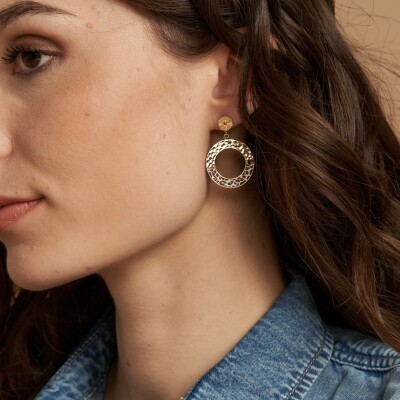 Boucles d'oreilles FlowersForZoé AMARITA White Leo