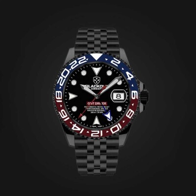 Montre Blackout Concept GMT DRIVER ANNIVERSARY BLACK Automatique