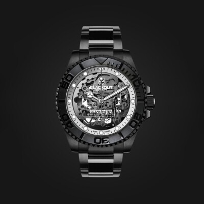 Montre Blackout Concept OCEAN MASTER SKELETON BLACK Automatique