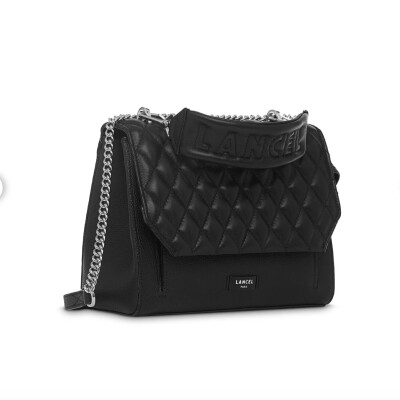 Sac avec rabat Ninon matelassé en cuir de vachette