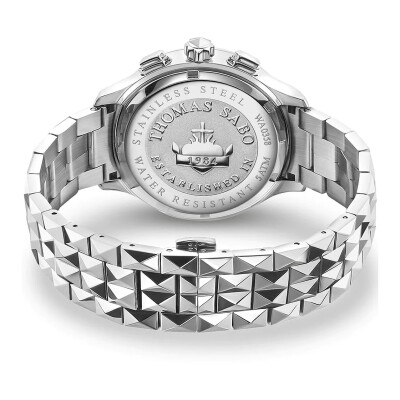 Thomas Sabo WA0358-201-203 Rebel at Heart Chronographe Montre Homme 43mm