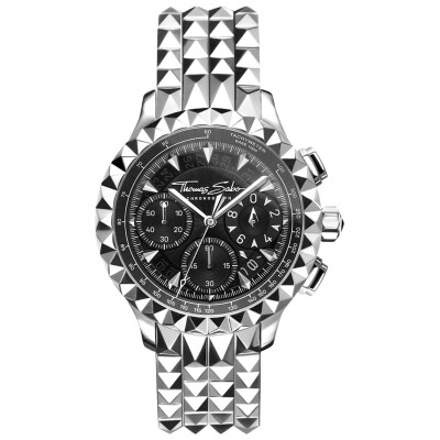 Thomas Sabo WA0358-201-203 Rebel at Heart Chronographe Montre Homme 43mm