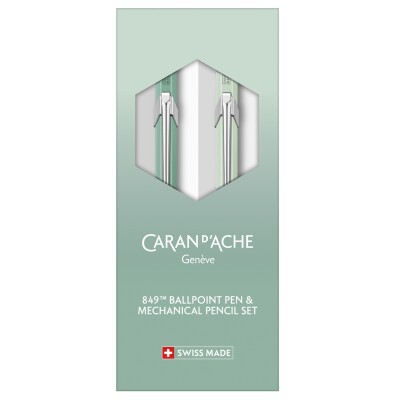 Set CARAN D'ACHE 849™ Misty Forest Stylo Bille + Porte-Mine – Édition Spéciale