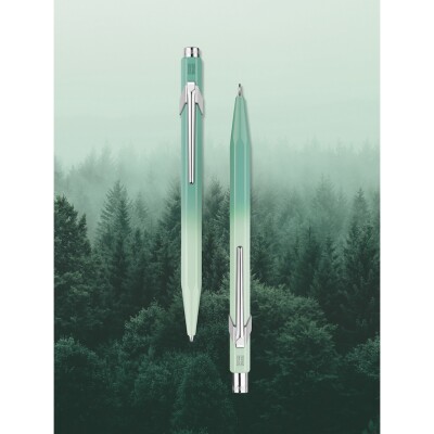 Set CARAN D'ACHE 849™ Misty Forest Stylo Bille + Porte-Mine – Édition Spéciale