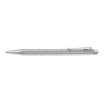 Set CARAN D'ACHE ECRIDOR™ GERMANIER Stylo Bille Platiné et Étui en Cuir – Édition Spéciale
