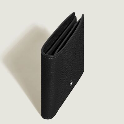 Portefeuille Montblanc 4CC avec porte-monnaie Noir