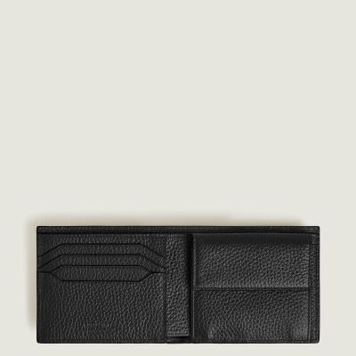 Portefeuille Montblanc 4CC avec porte-monnaie Noir