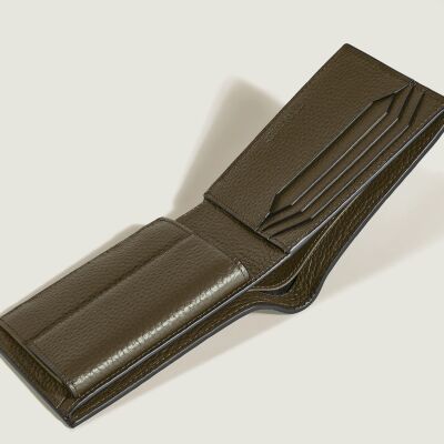 Portefeuille Montblanc 4CC avec porte-monnaie Kaki