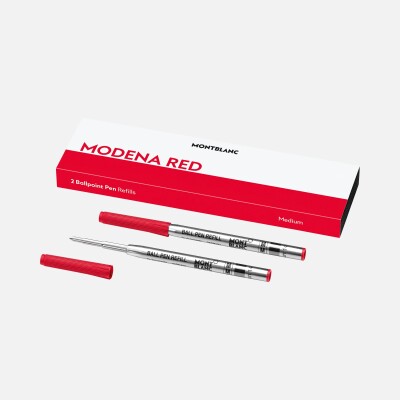 Boîte de 2 recharges pour stylo bille (M) Modena Red